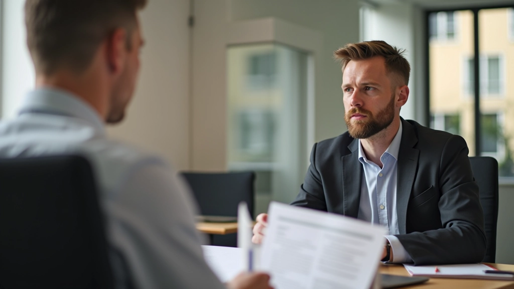 Beratungsgespräch zwischen Experte und Mieter