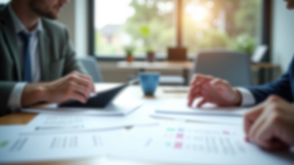 Team bei der Überprüfung von Abrechnungsdokumenten in professionellem Büro