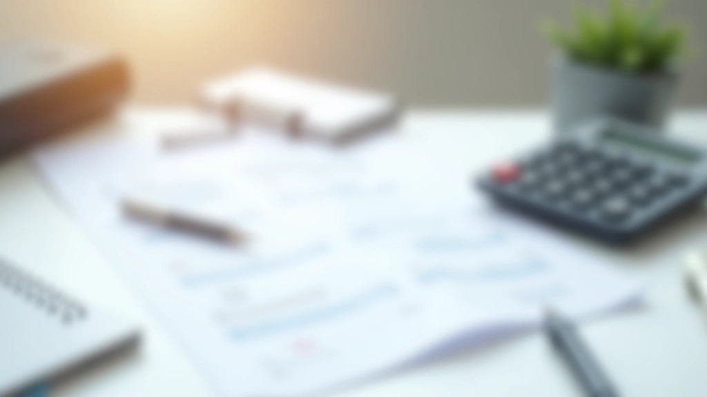 Schreibtisch mit mehreren Rechnungen, Taschenrechner und Kostenübersicht für Heizung und Wasser