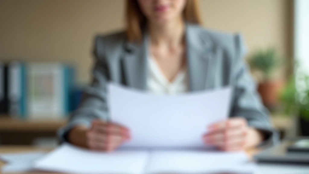 Person studiert Nebenkostenabrechnung mit Taschenrechner und Dokumenten am Schreibtisch